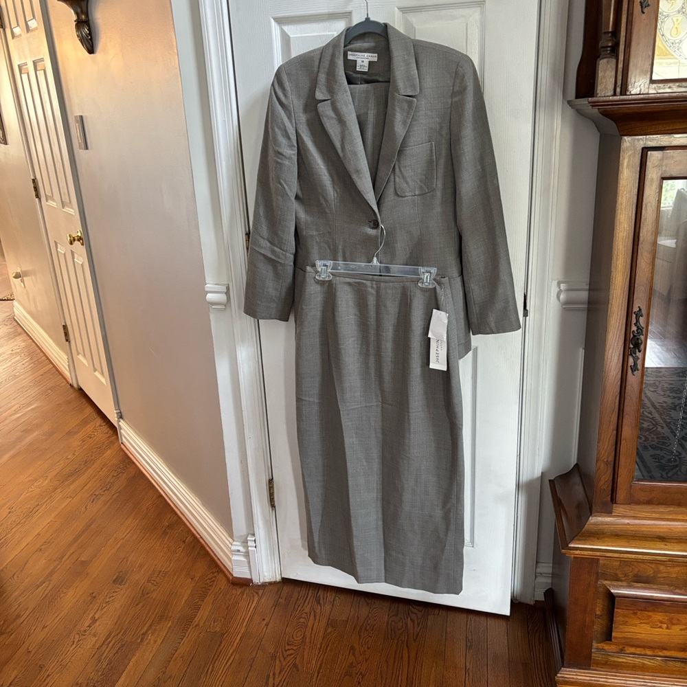 Gray Blazer, skirt and pants